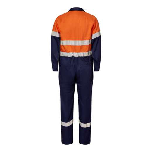 Picture of LIGHT WEIGHT HI VIS COTTON DRILL REFLECTIVE COVERALL